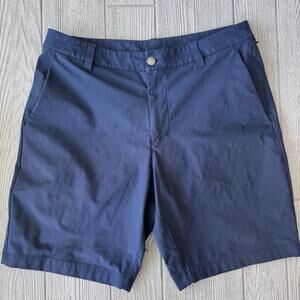 Lululemon Shorts Mens Size 32 Blue ABC Classic-Fit Warpstreme 9” Inseam Stretch